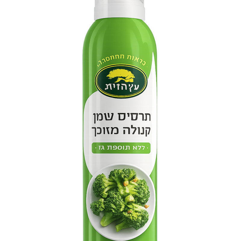 תרסיס שמן קנולה מזוכך – ללא תוספת גז