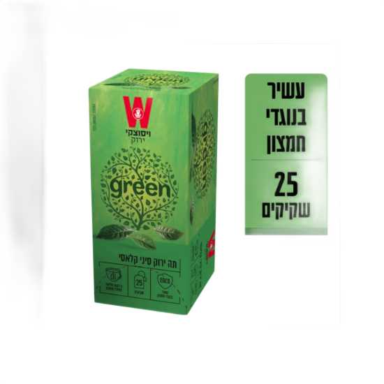 תה ירוק סיני 25 שקיקים