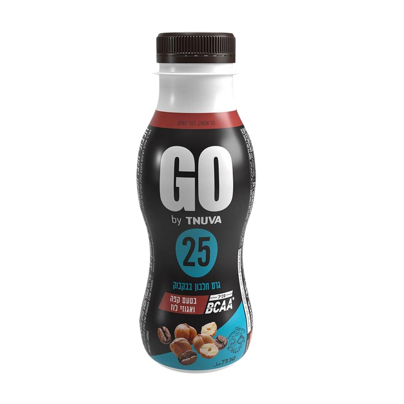 משקה GO בטעם קפה אגוזי לוז 340 מל