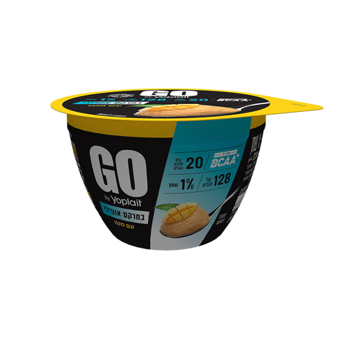יוגורט חלבון GO 20 גרם אוורירי עם מנגו1%