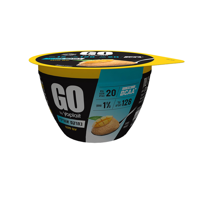 יוגורט חלבון GO 20 גרם אוורירי עם מנגו1%
