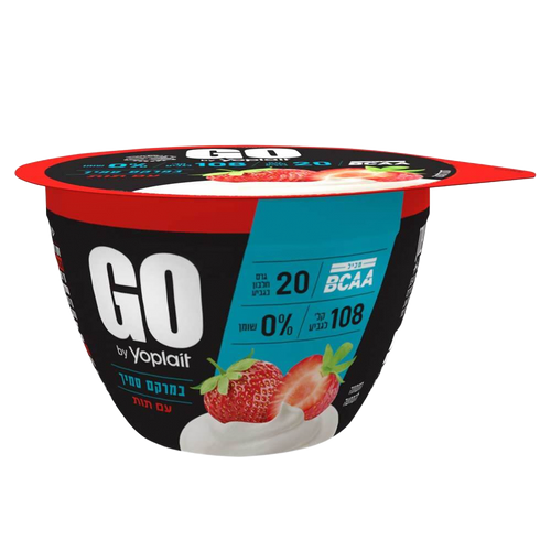 יוגורט חלבון יופלה GO סמיך תות 200 ג'